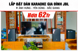 Lắp bịa đặt dàn karaoke JBL rộng lớn 62tr mang đến anh Hưng bên trên Bắc Giang (JBL MTS12, CA-J602, KX180A, TS12S, VM200, BKSound M8) 