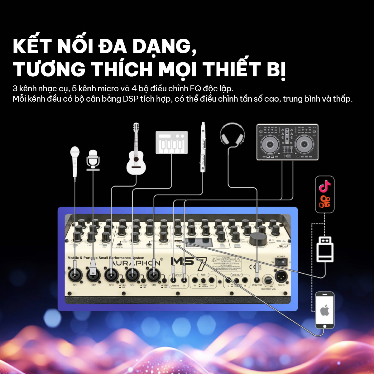 Loa di động Auraphon MS7