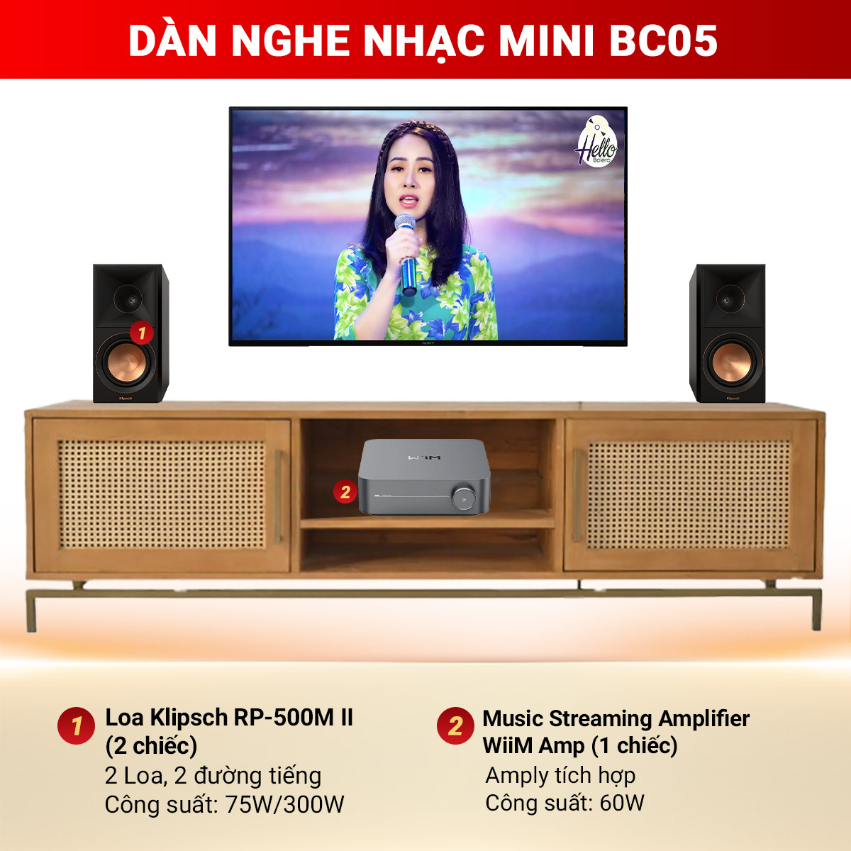 Dàn nghe nhạc mini BC05