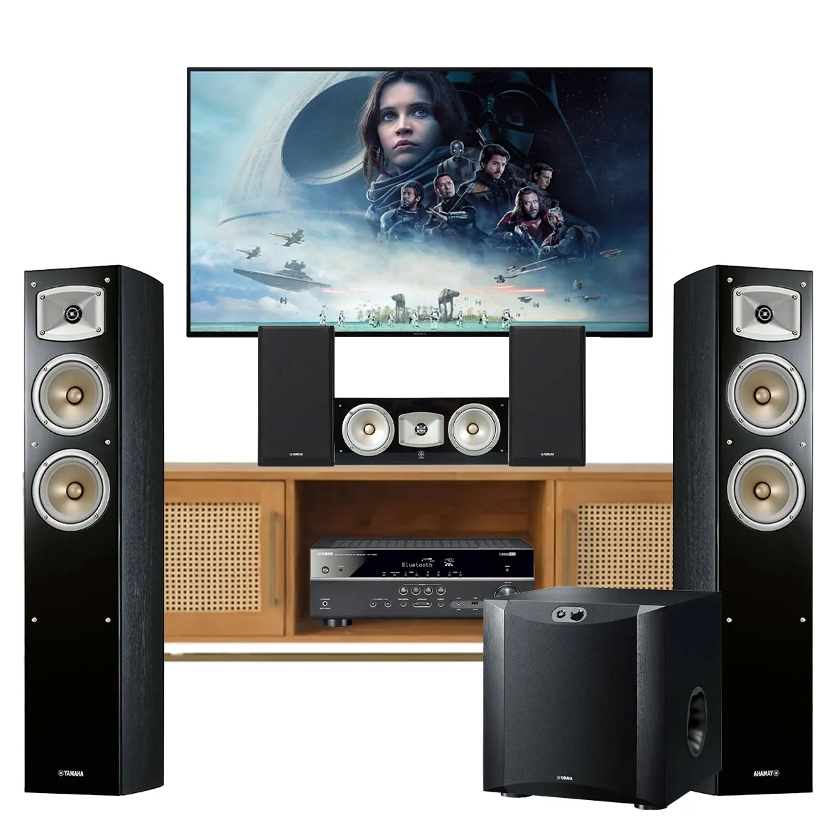 Dàn âm thanh 5.1 xem phim, nghe nhạc Yamaha 12
