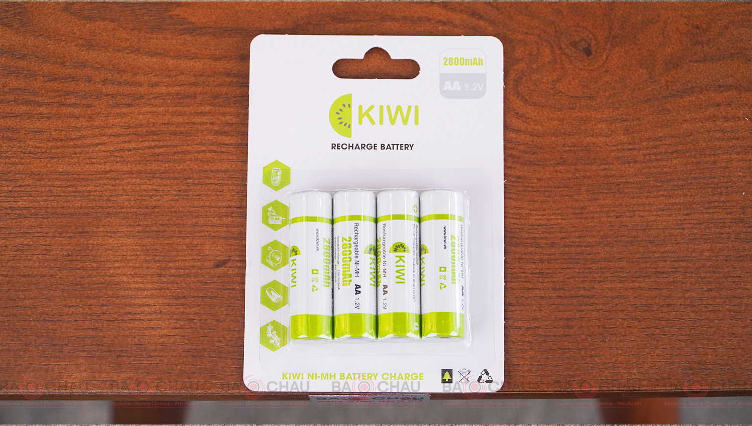 Bộ pin + sạc Kiwi (4 pin)