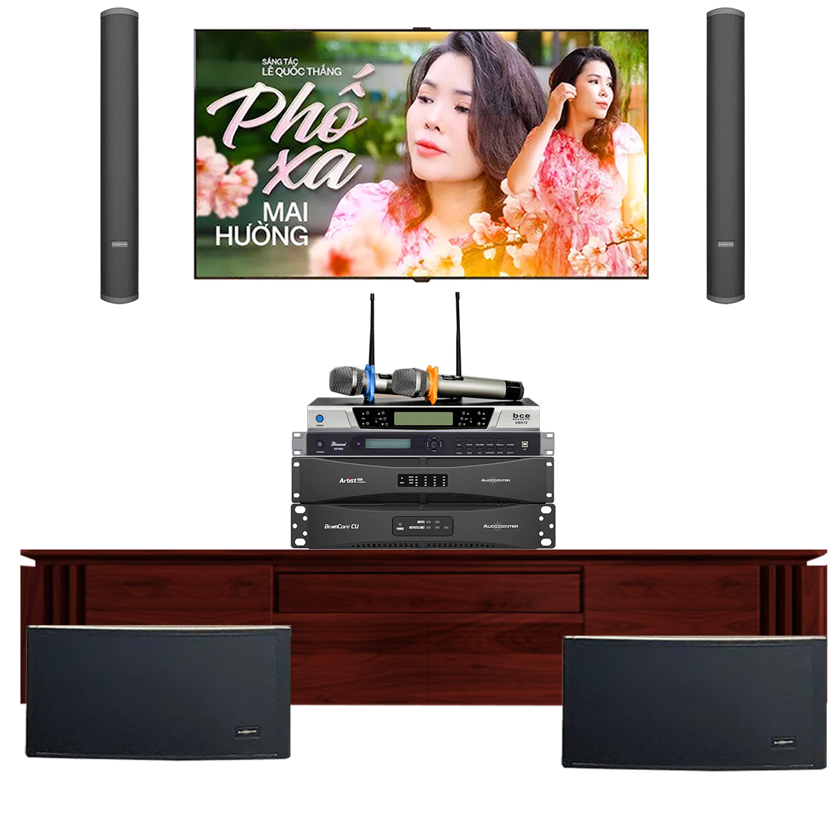 D&agrave;n karaoke gắn tường Audiocenter 05