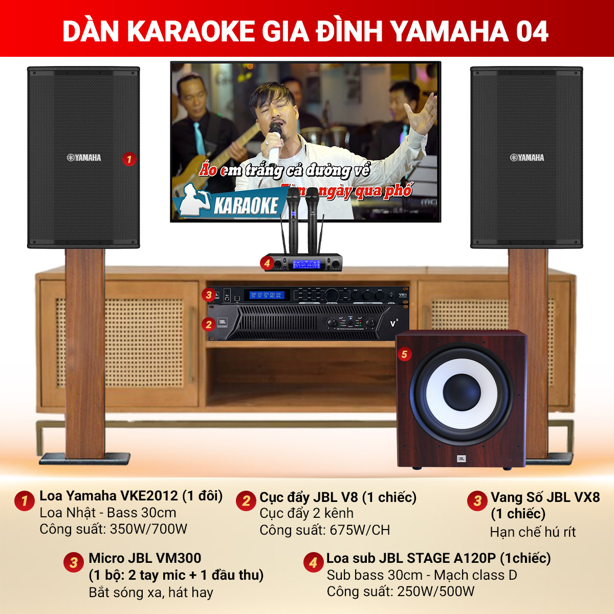 Dàn karaoke gia đình Yamaha 04