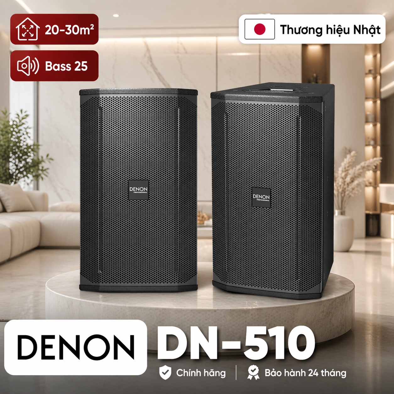 Loa Denon DN-510 (Đen)