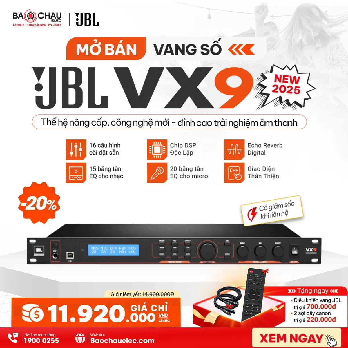 vang số JBL VX9 - Hình 1