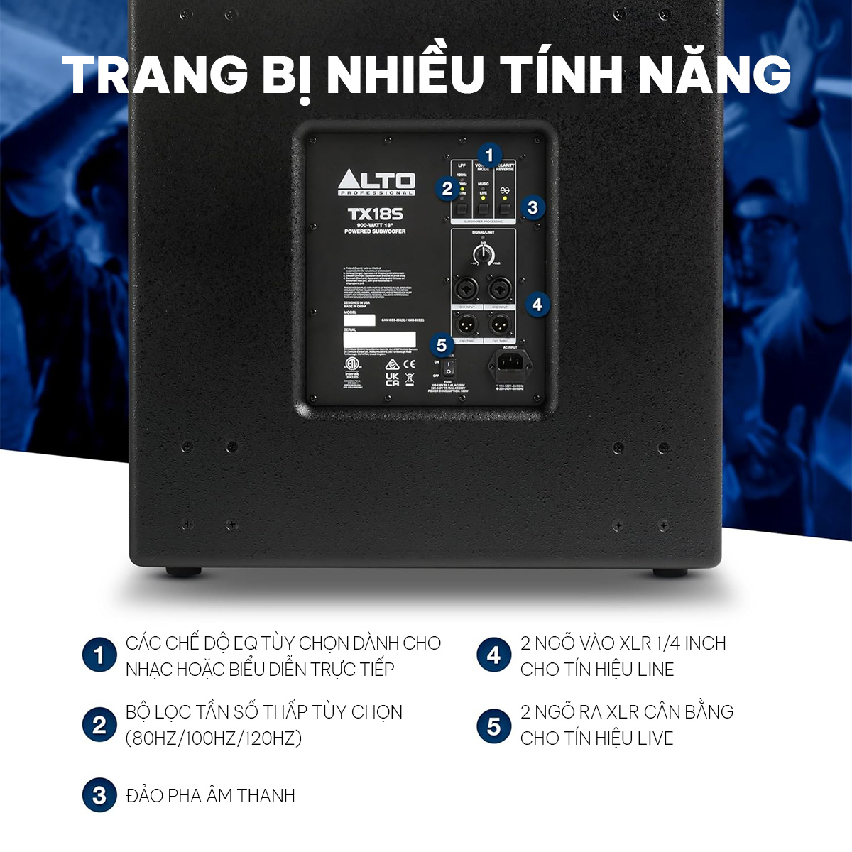 Loa Sub Alto TX18S