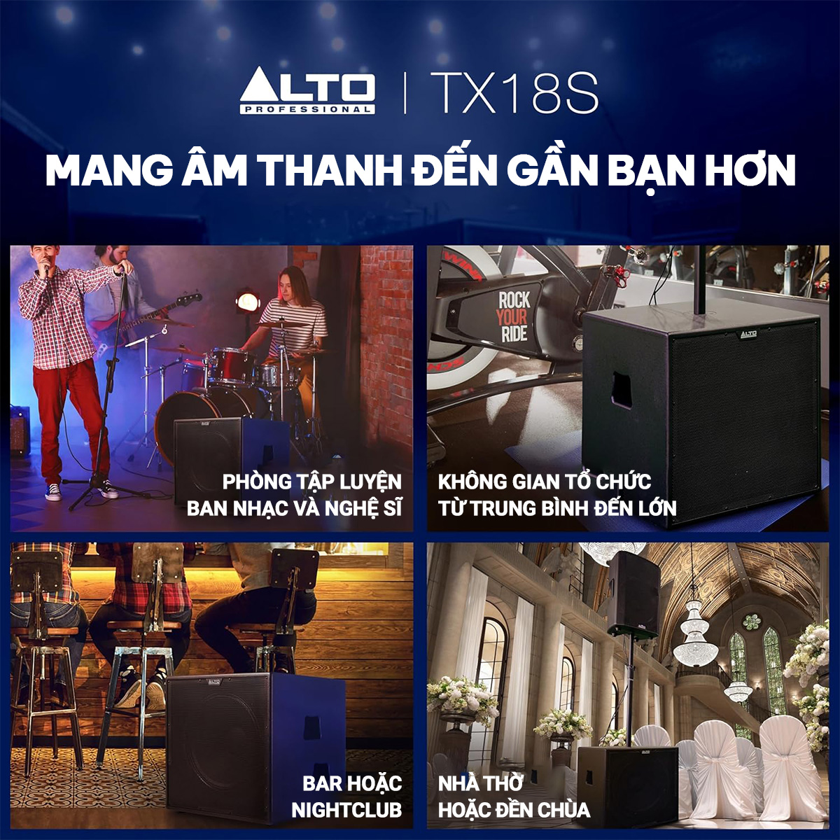 Loa Sub Alto TX18S