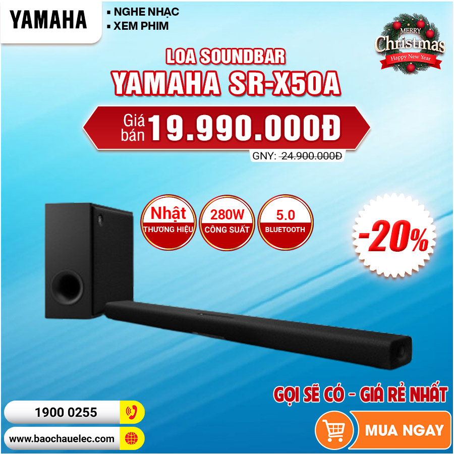 loa soundbar yamaha sr-x50a