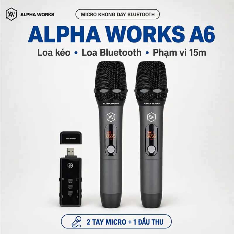 Micro không dây Alpha Works A6 