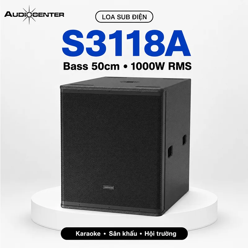 Loa sub điện Audiocenter S3118A