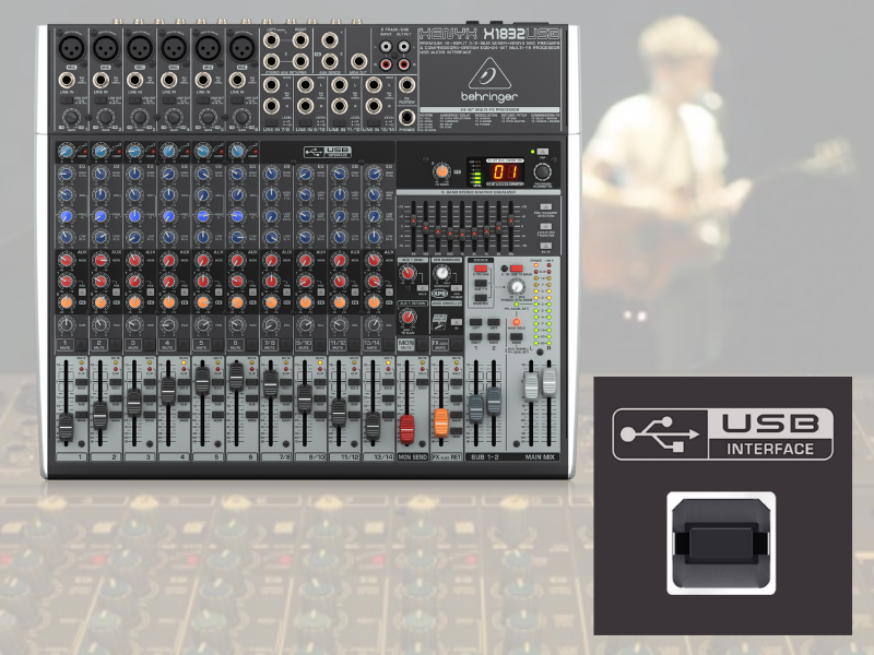 Bàn mixer Behringer Xenyx X1832USB