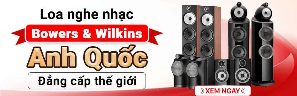 banner loa nghe nhạc B&W