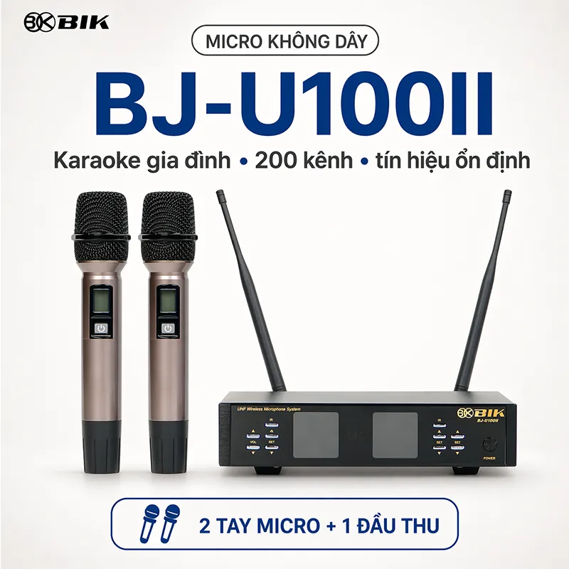 Micro không dây BIK BJ-U100II
