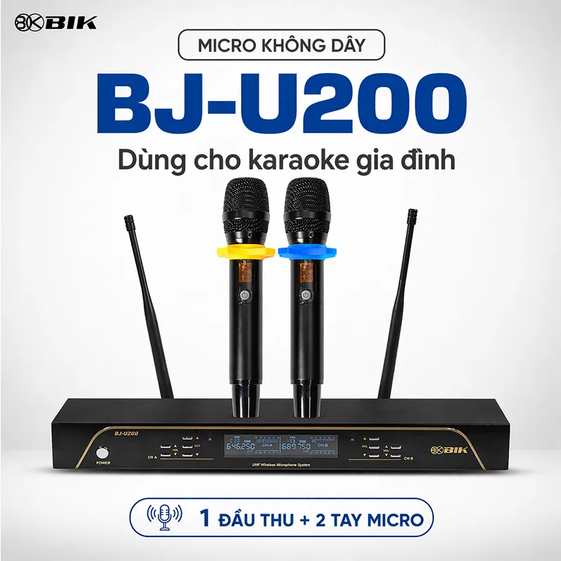 Micro không dây BIK BJ-U200