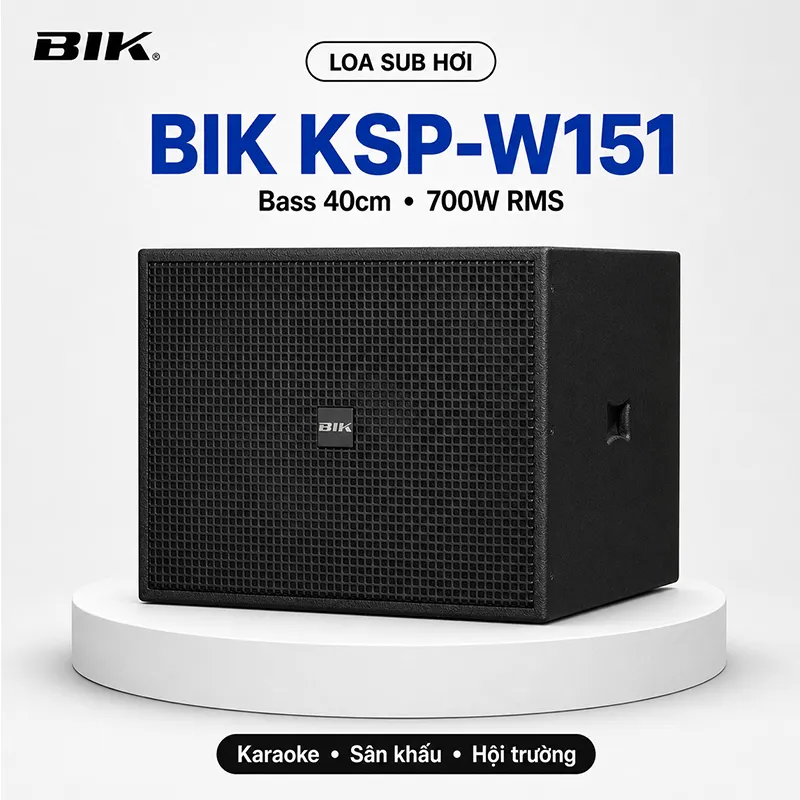 Loa sub hơi BIK KSP-W151 (bass 40cm)
