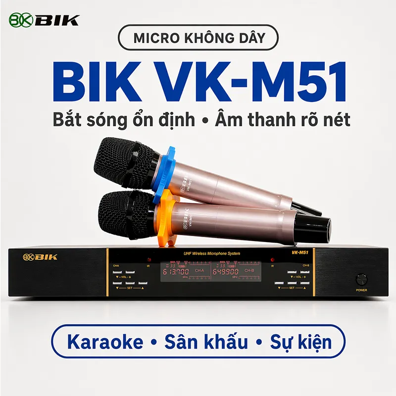 Micro không dây BIK VK- M51