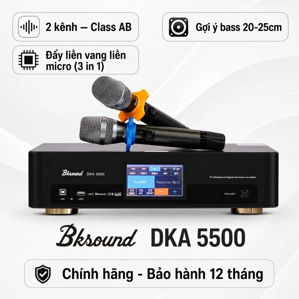 Digital Karaoke Power Amplifier BKSound DKA 5500