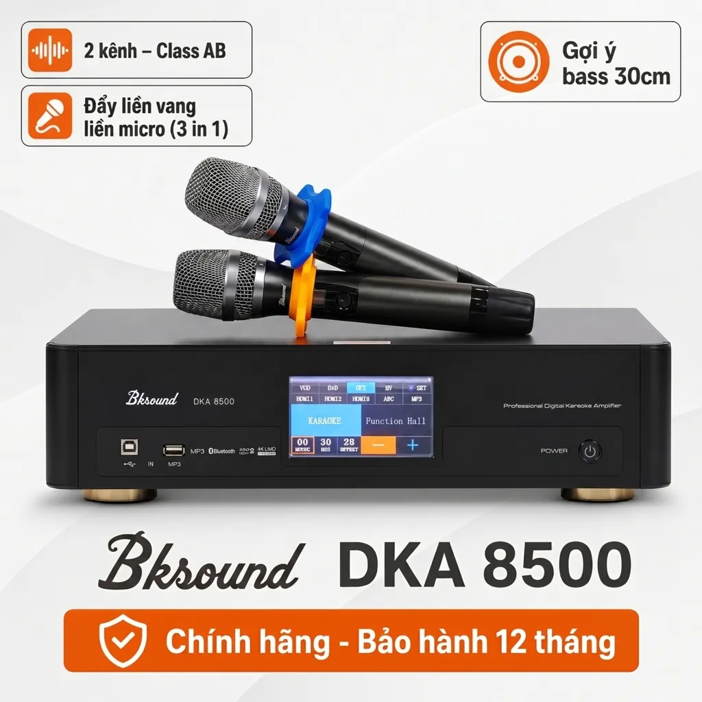 Digital Karaoke Power Amplifier Bksound DKA 8500
