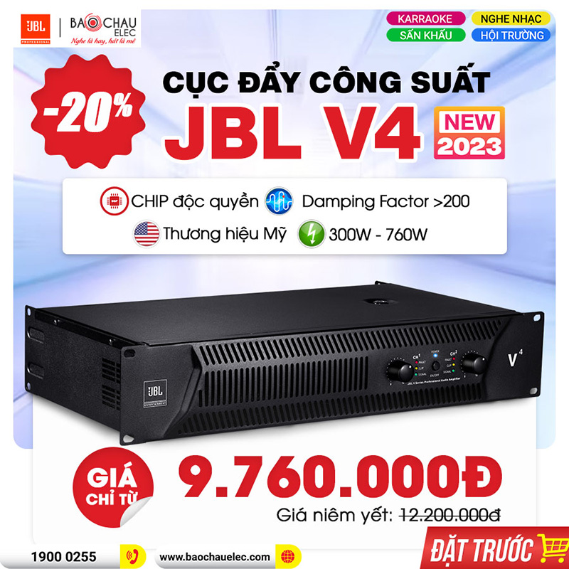 Cục đẩy công suất JBL V4