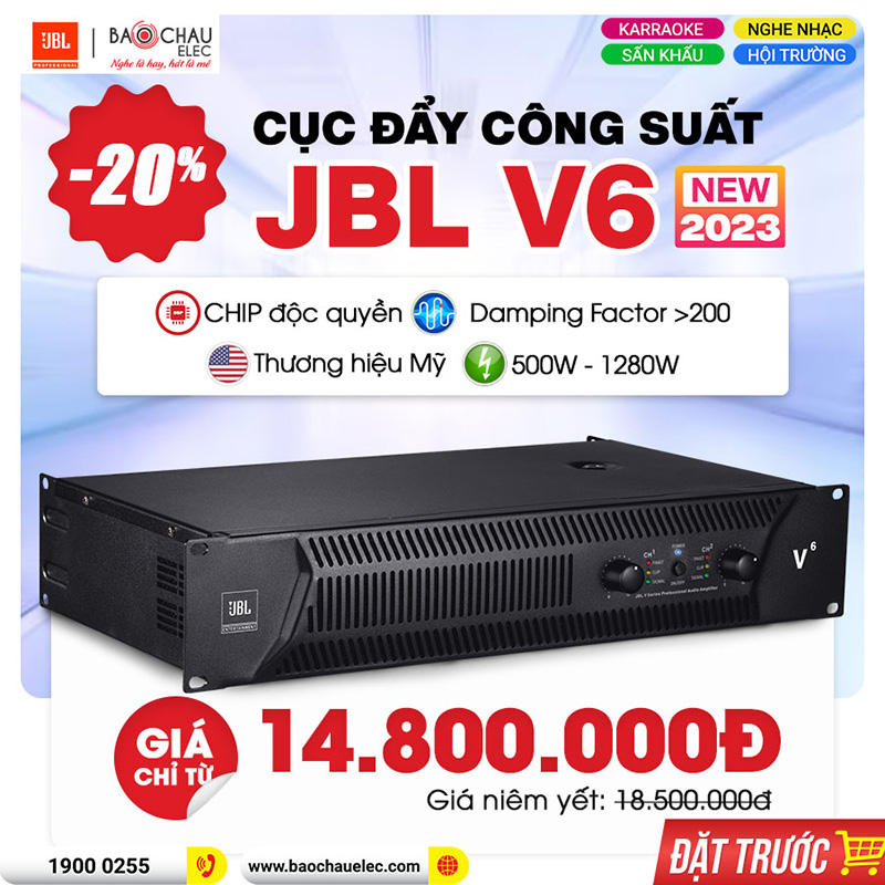 Cục đẩy công suất JBL V6