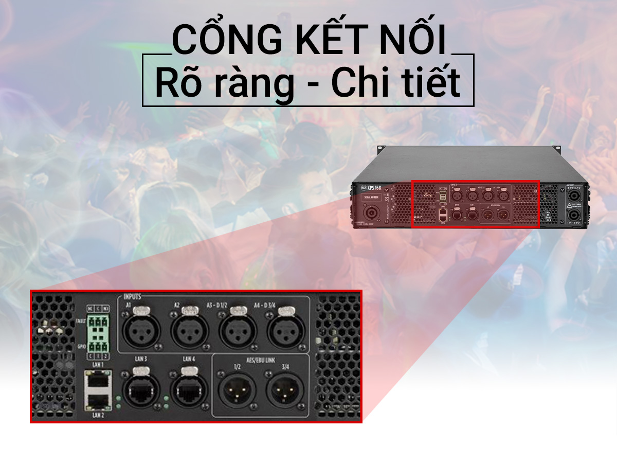 Cục đẩy công suất RCF XPS 16K