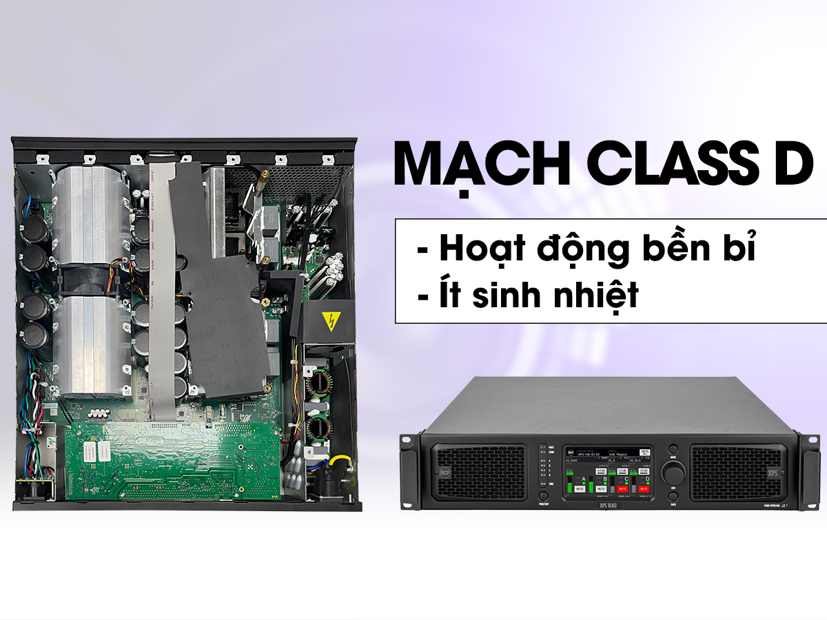 Cục đẩy công suất 4 kênh RCF XPS 16KD 