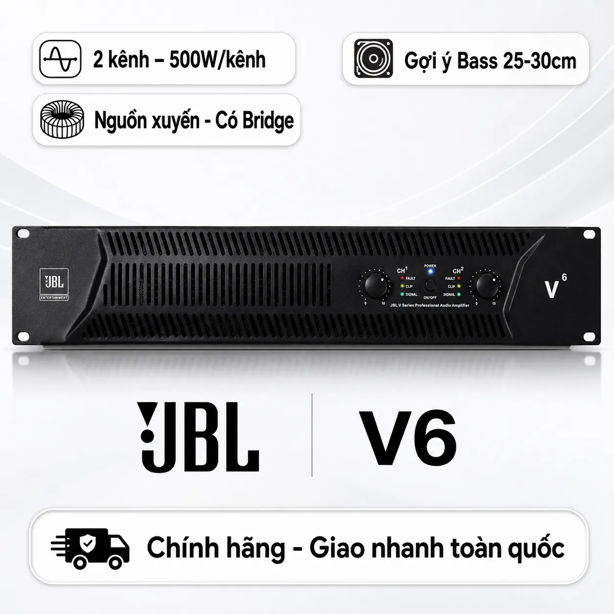 Cục đẩy công suất JBL V6