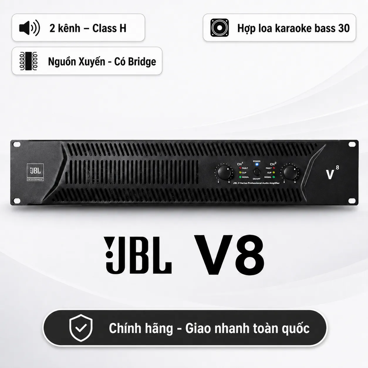 Cục đẩy công suất JBL V8