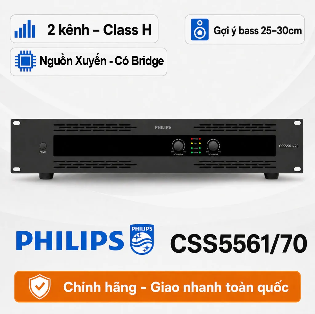 Cục đẩy công suất Philips CSS5561/70