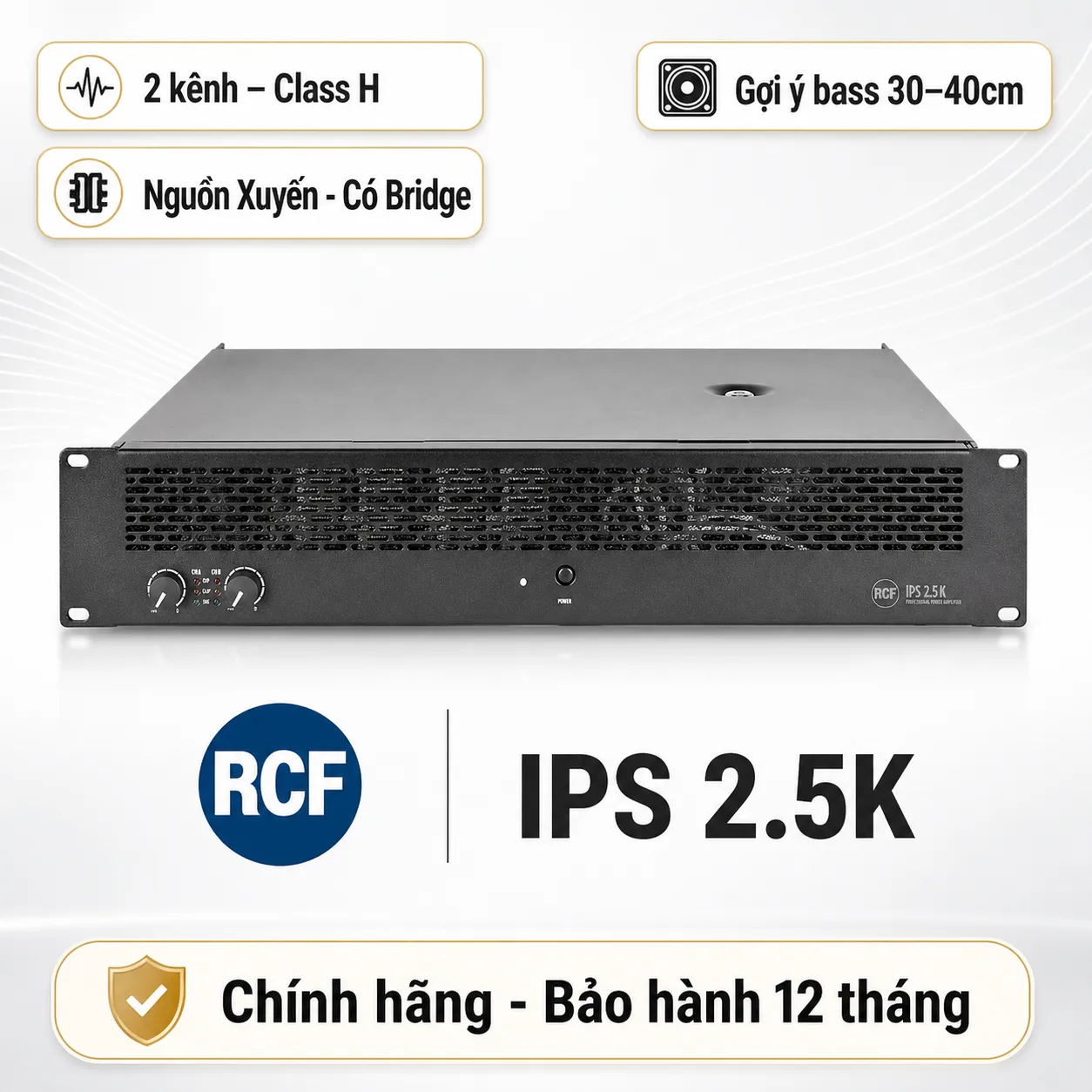 Cục đẩy công suất RCF IPS 2.5K