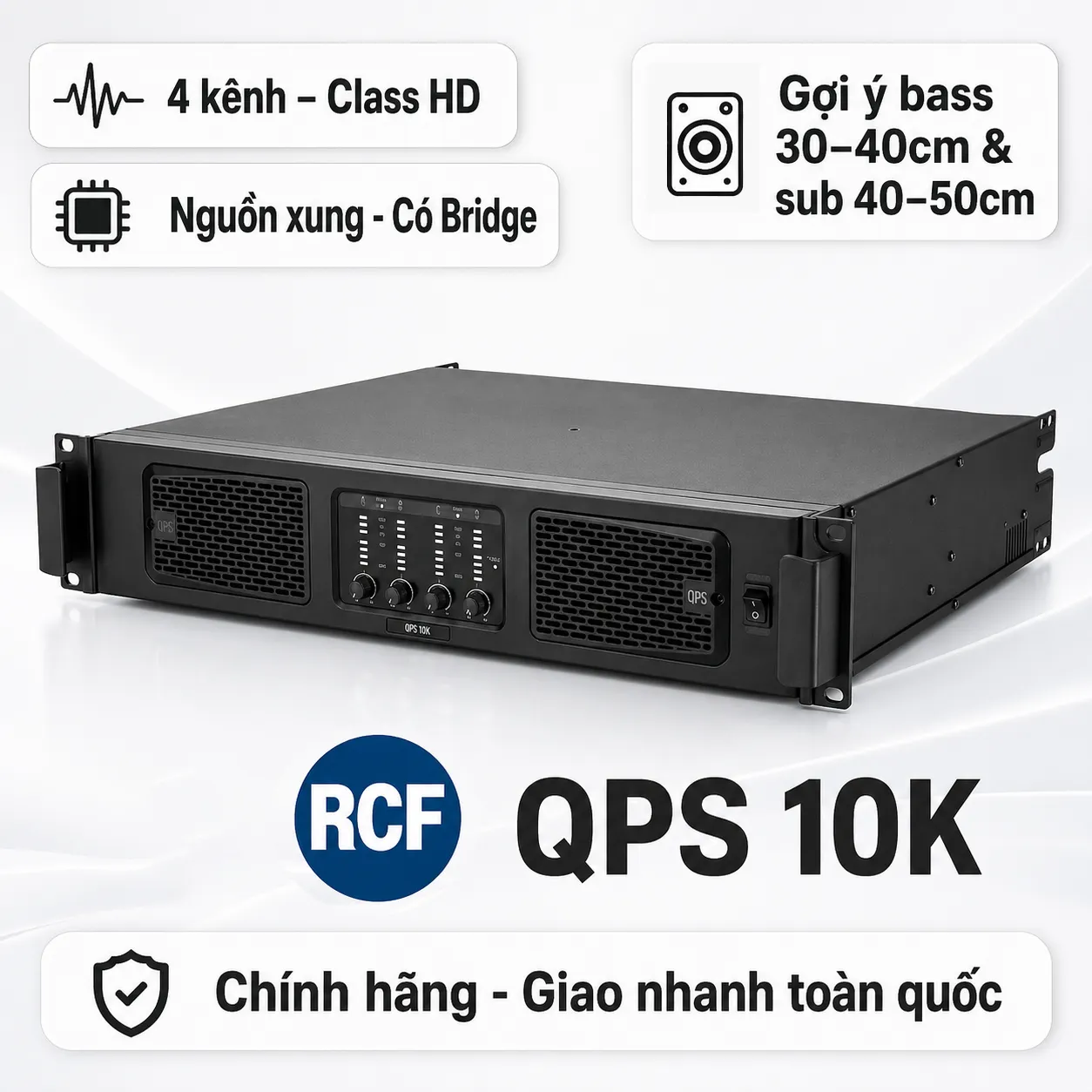 Cục đẩy công suất RCF QPS 10K