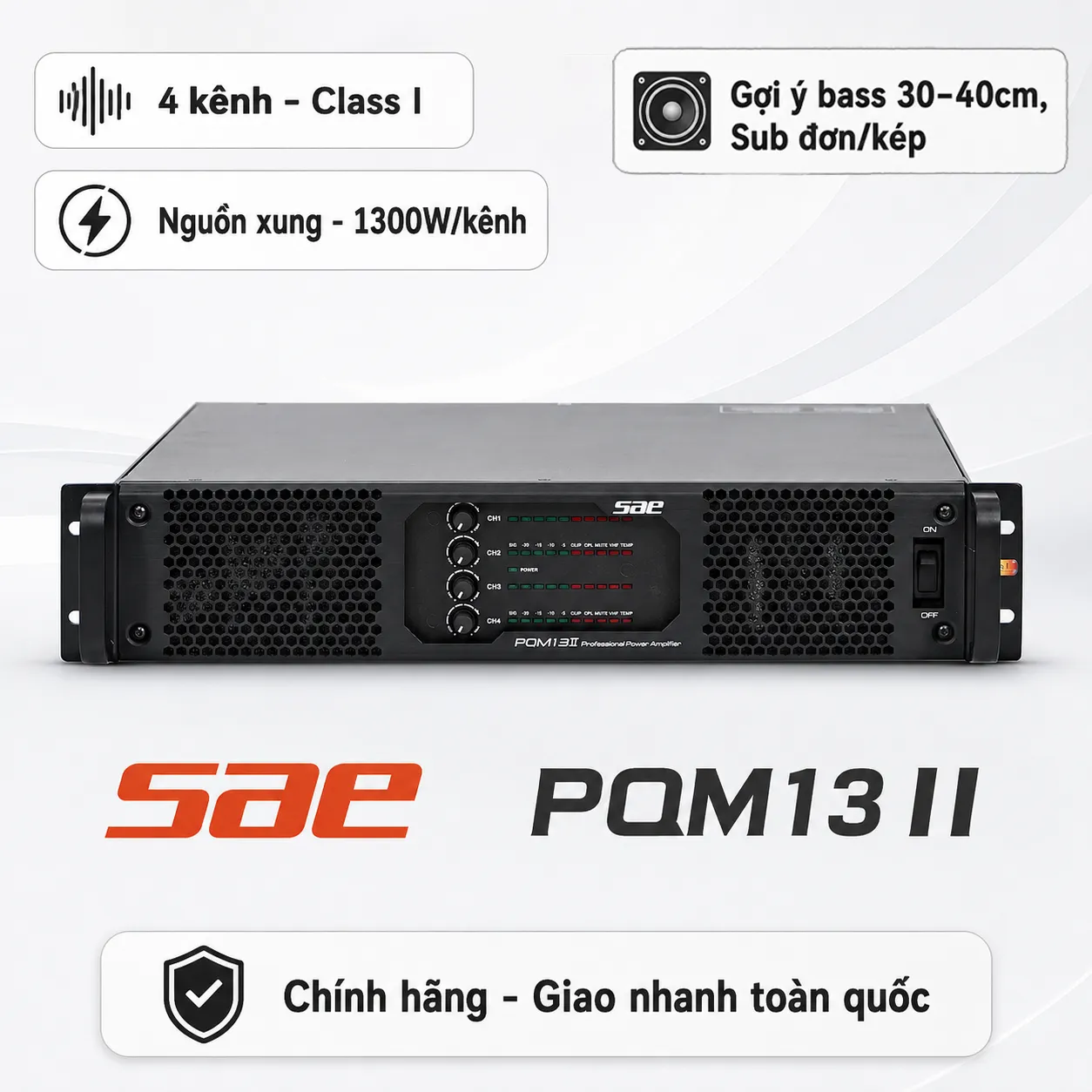 Cục đẩy công suất SAE Lexpro PQM13 II