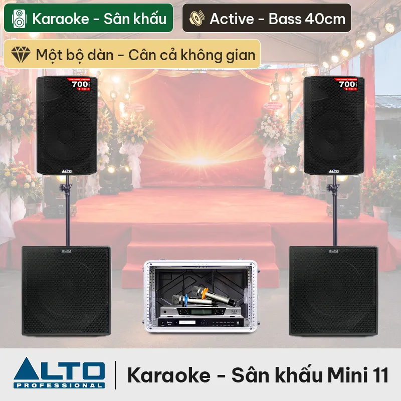 Dàn âm thanh hội trường, sân khấu Alto 11