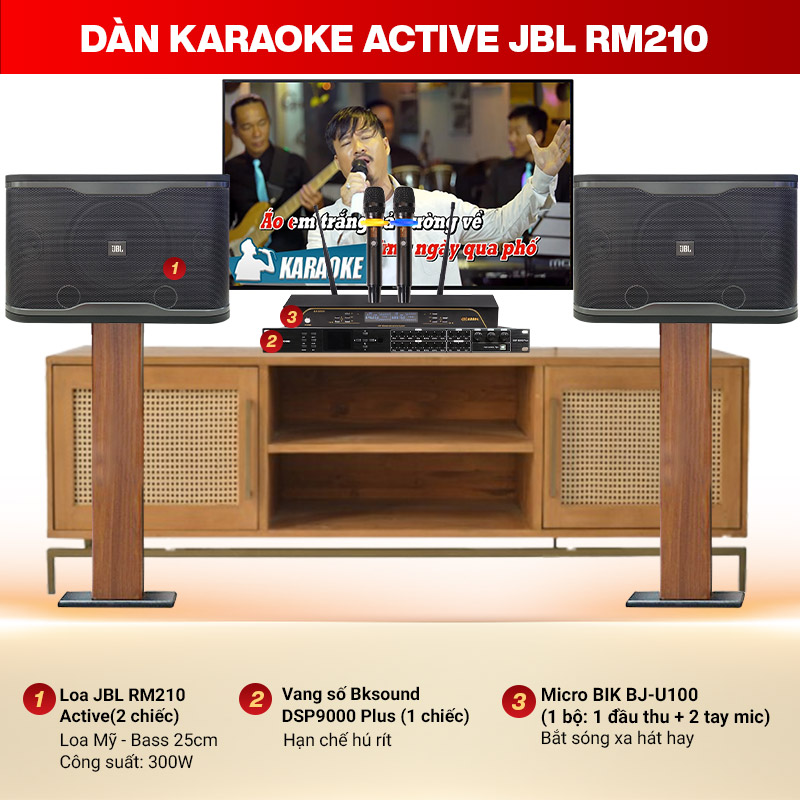 Dàn karaoke gia đình JBL RM210