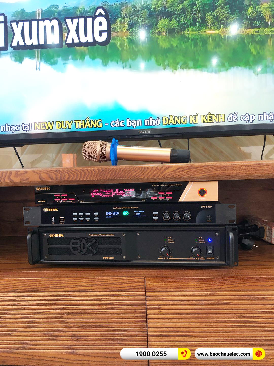 Lắp đặt dàn karaoke Denon gần 44tr cho anh Đức tại Hà Nội