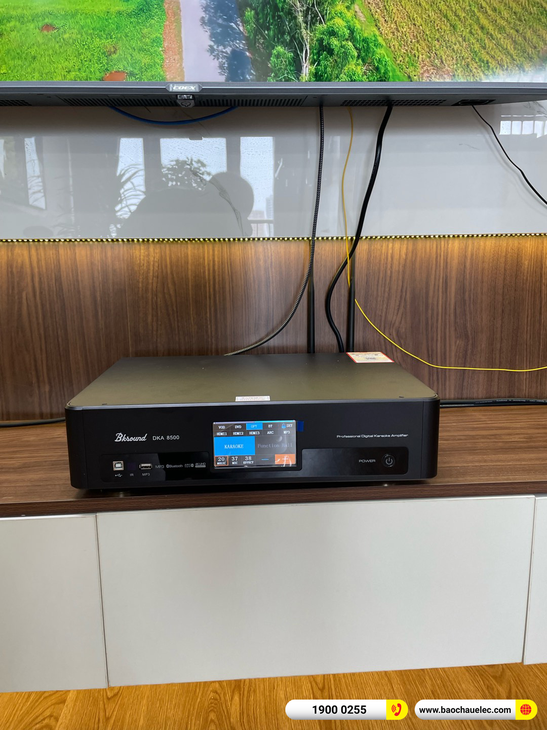 Lắp đặt d&agrave;n karaoke BIK hơn 30tr cho anh H&agrave; tại H&agrave; Nội 