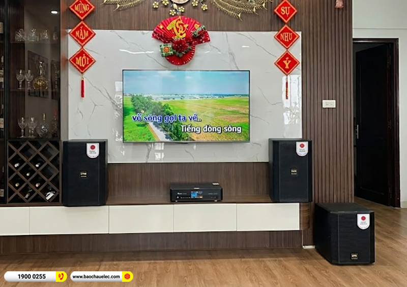 Lắp đặt d&agrave;n karaoke BIK hơn 30tr cho anh H&agrave; tại H&agrave; Nội 