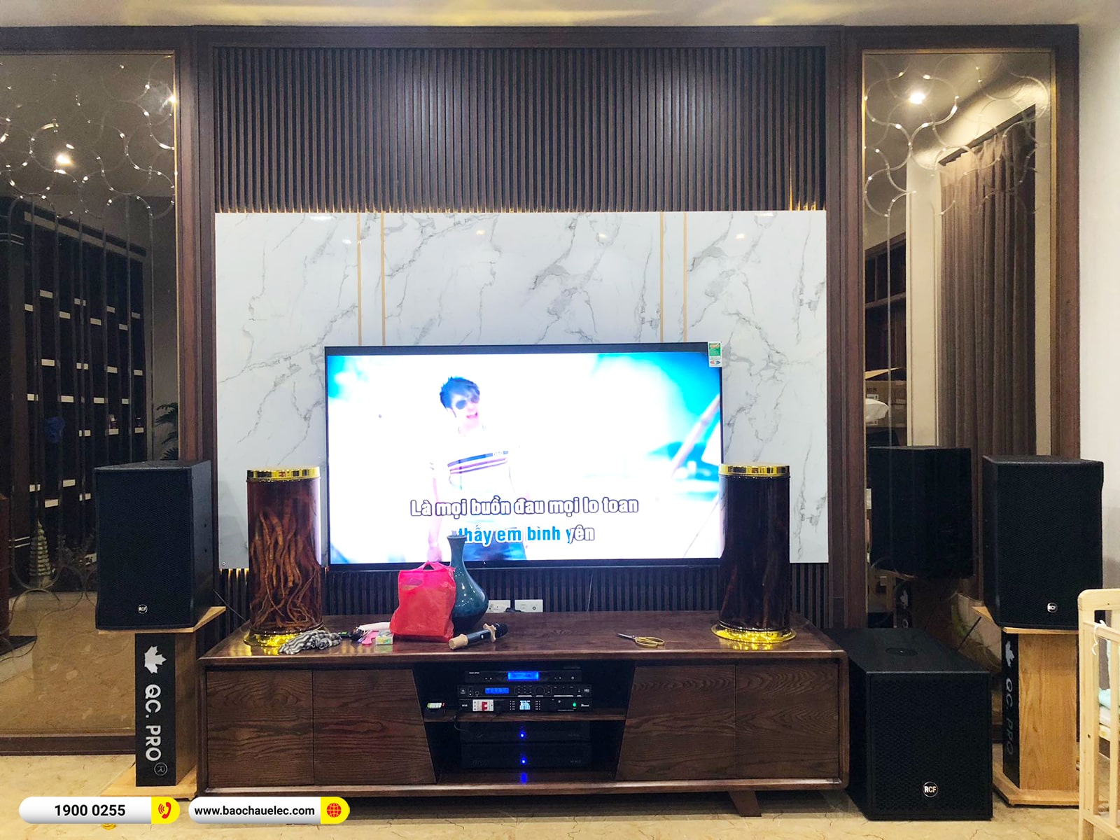 Lắp đặt dàn karaoke RCF hơn 171tr cho anh Hùng tại Hà Nội