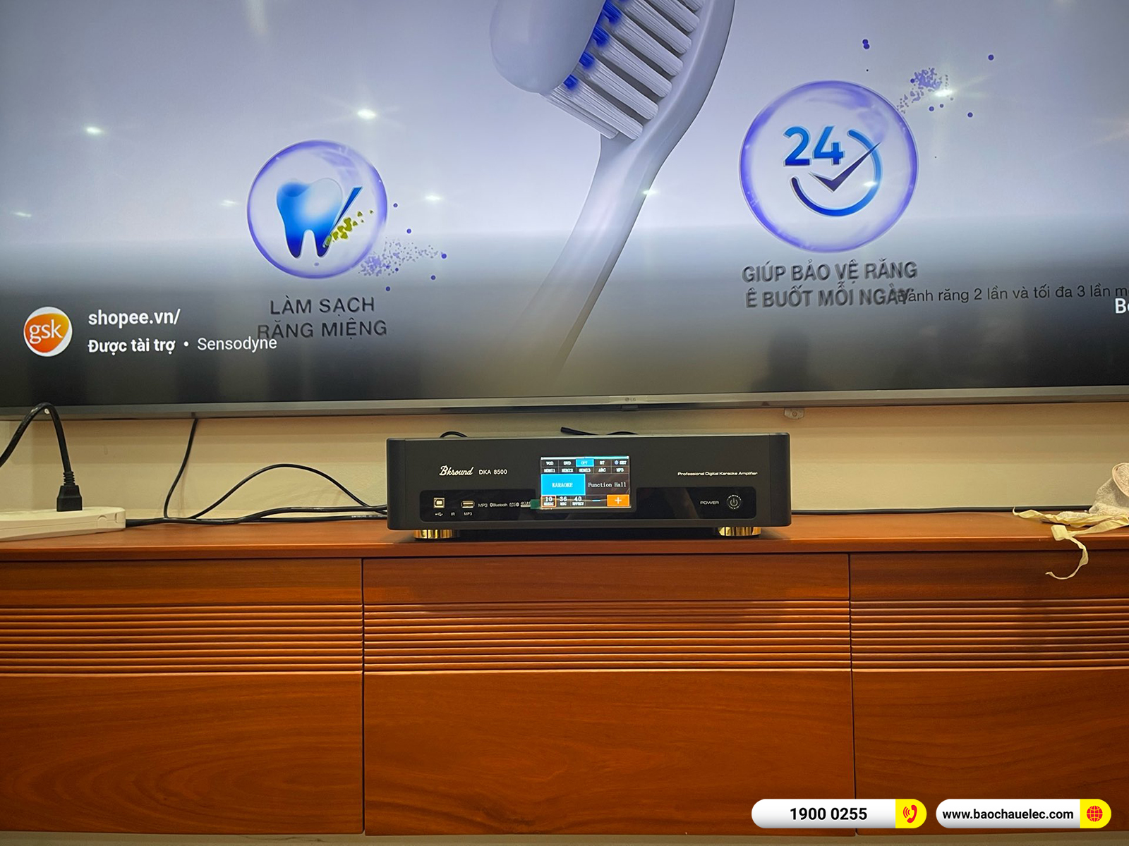 Lắp đặt dàn karaoke Domus gần 24tr cho anh Khánh tại Hà Nội 