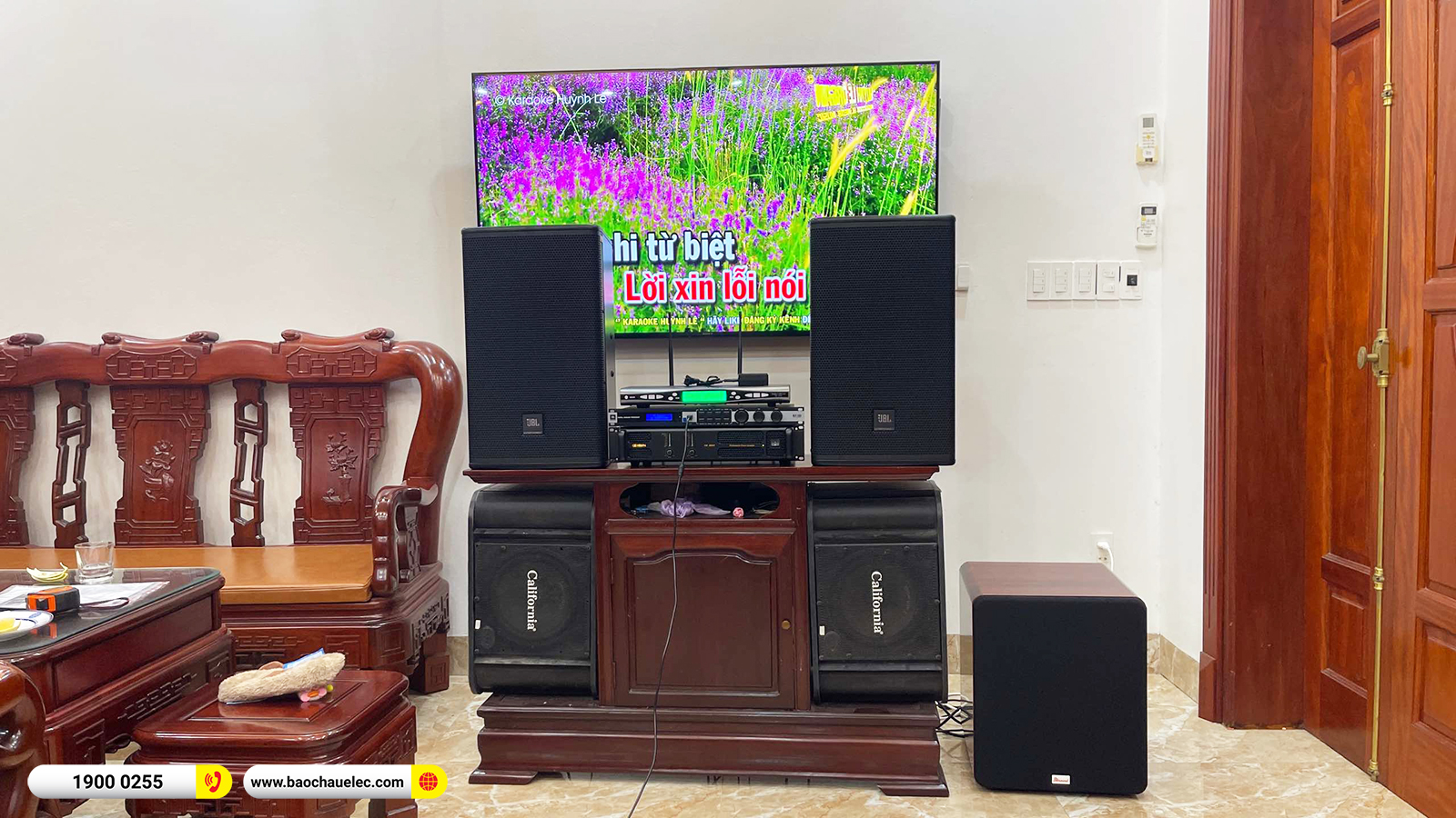 Lắp đặt dàn karaoke JBL gần 52tr cho anh Mạnh tại Hà Nội