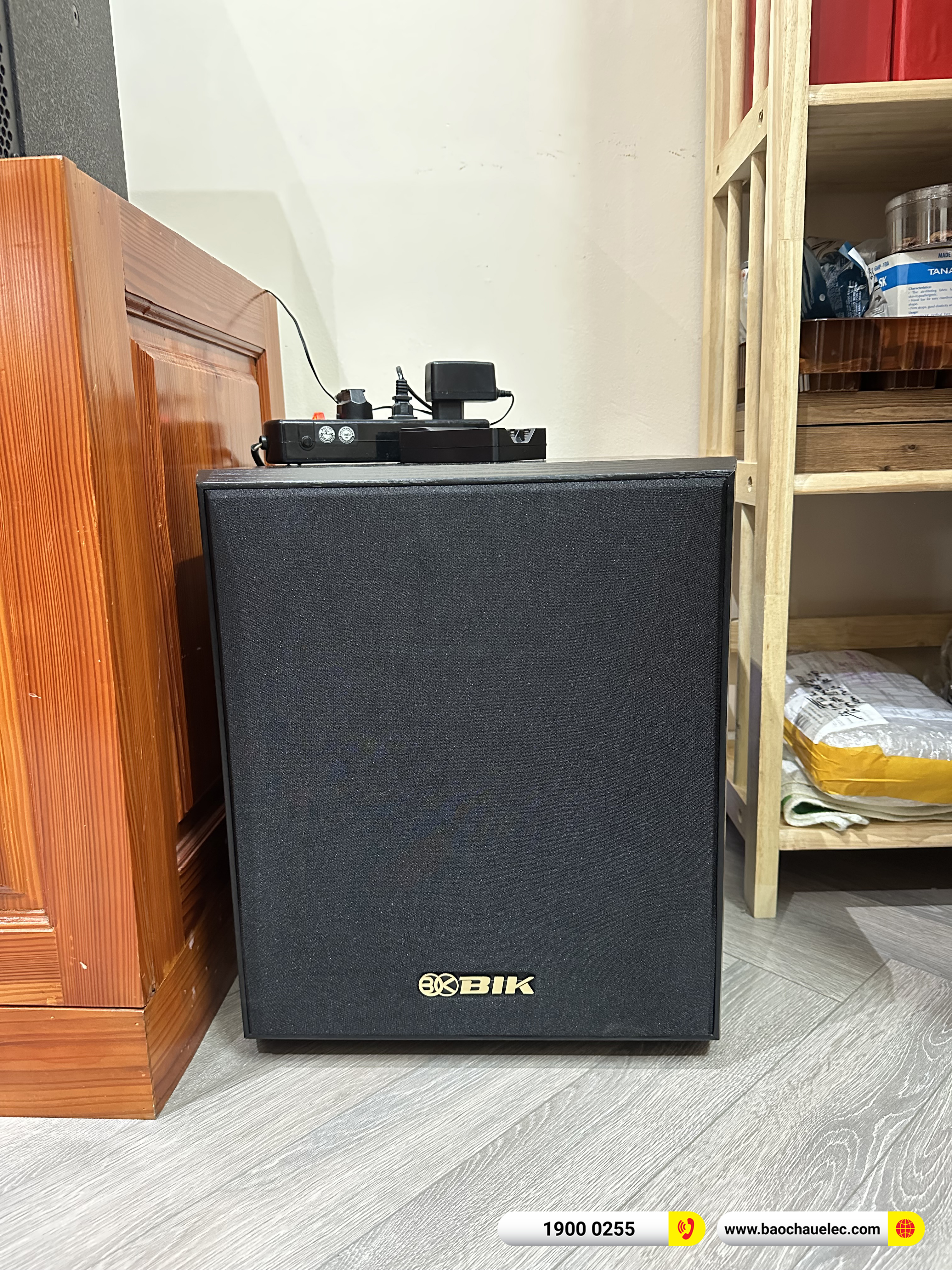 Lắp đặt d&agrave;n karaoke BIK hơn 40tr cho anh Thu tại H&agrave; Nội 