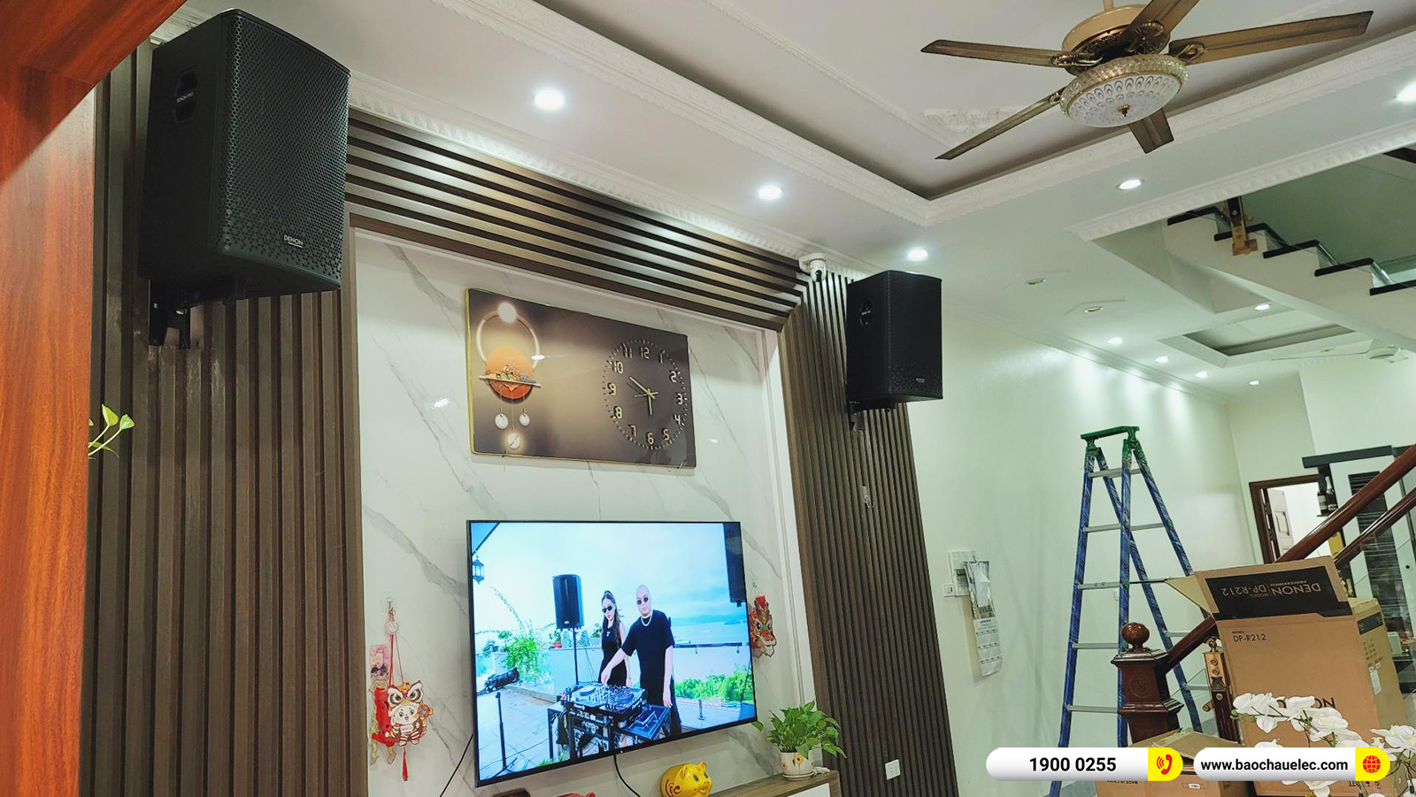 Lắp đặt dàn karaoke Denon gần 28tr cho anh Tuấn tại Hà Nội