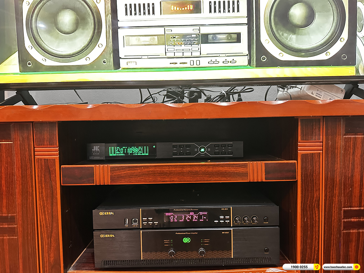 Lắp đặt d&agrave;n karaoke BIK hơn 35tr cho anh Qu&acirc;n tại H&agrave; Nội 