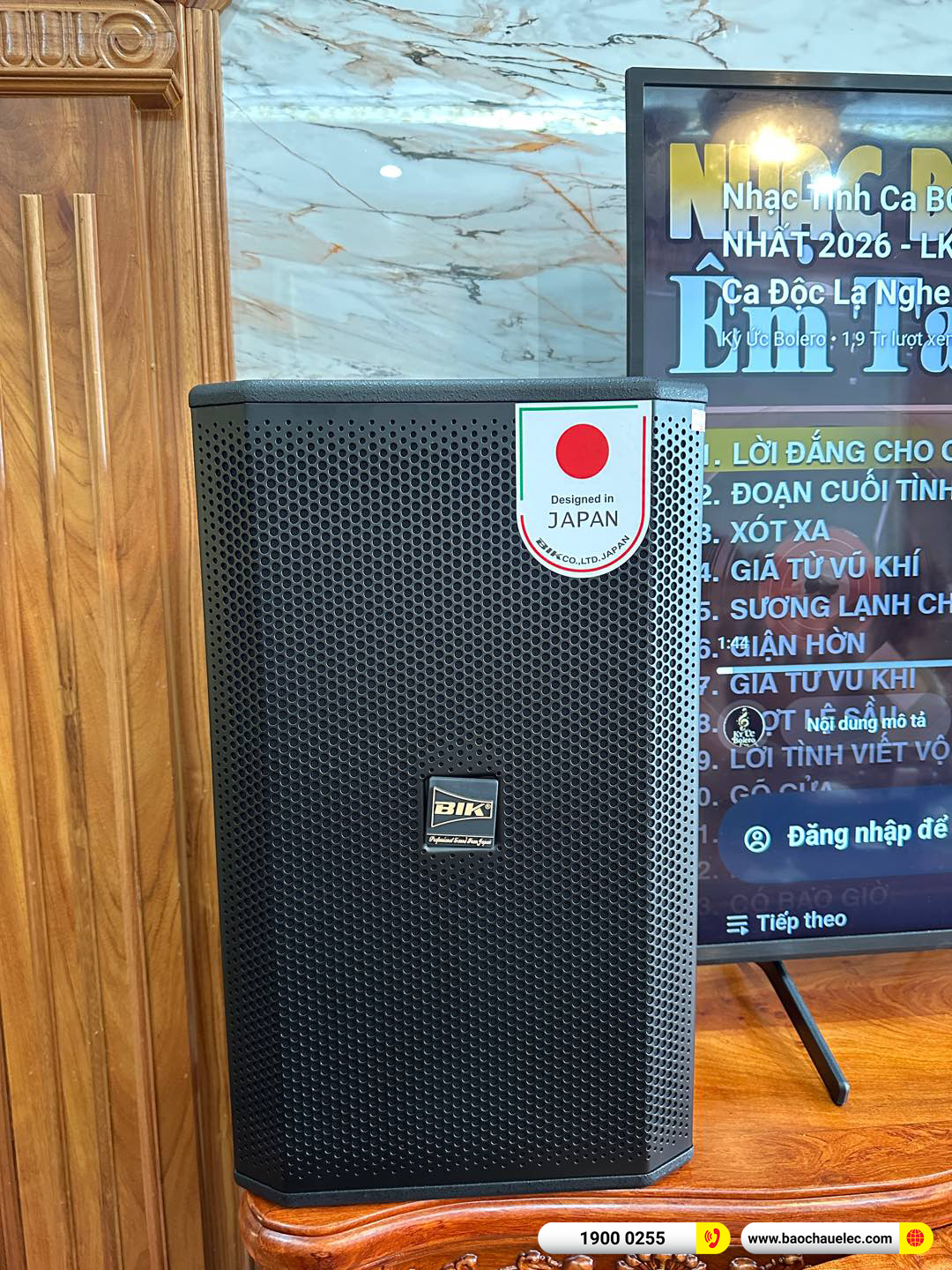 Lắp đặt d&agrave;n karaoke BIK hơn 40tr cho anh Tuấn tại H&agrave; Nội 