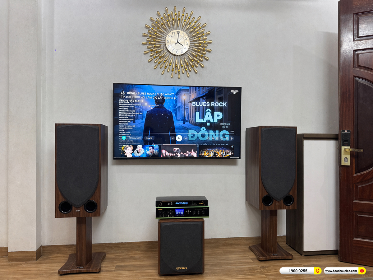 Lắp đặt d&agrave;n karaoke, nghe nhạc BIK gần 30tr cho chị H&agrave; tại H&agrave; Nội