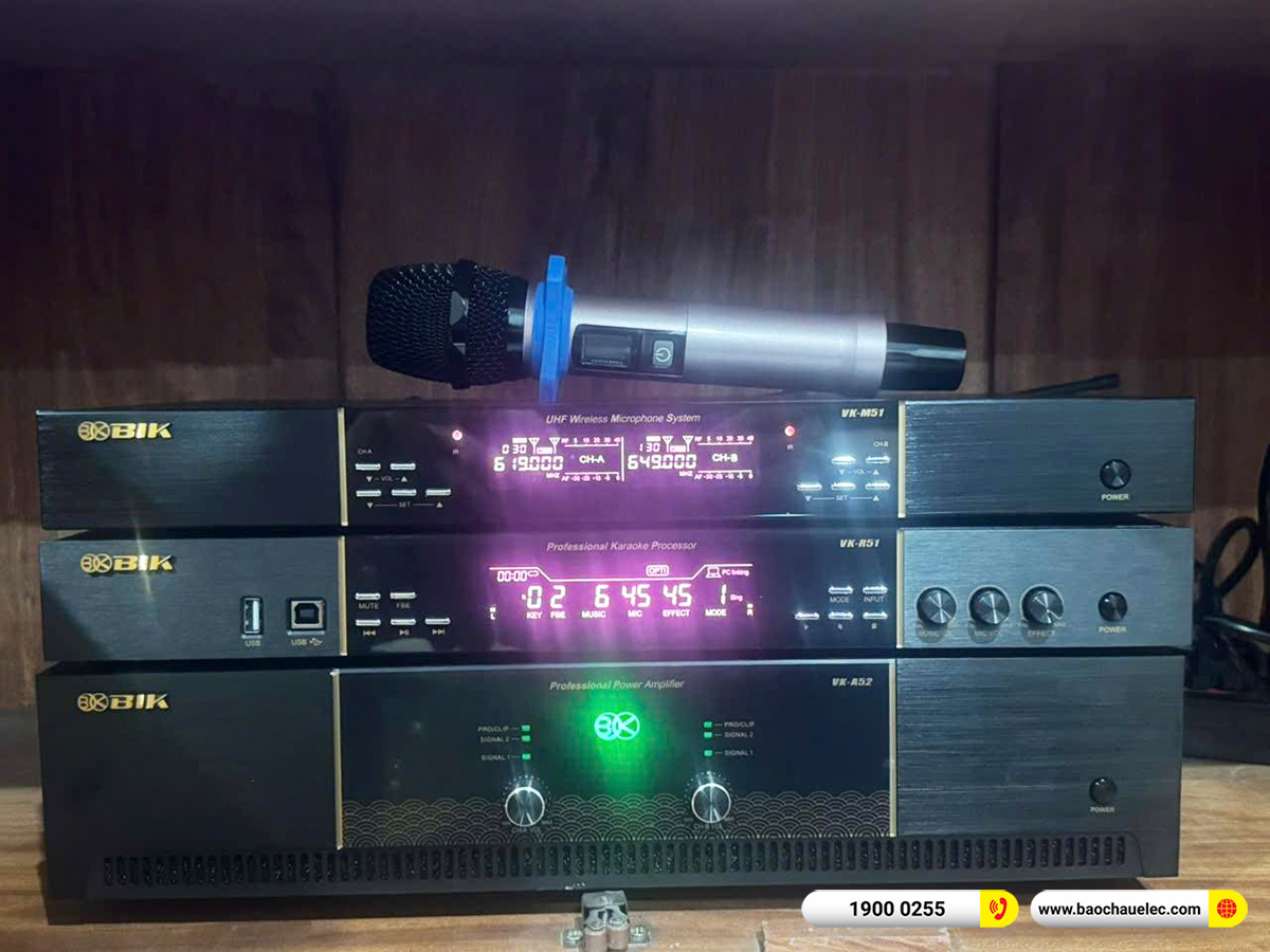 Lắp đặt dàn karaoke BIK hơn 40tr cho chị Phương tại Đồng Nai