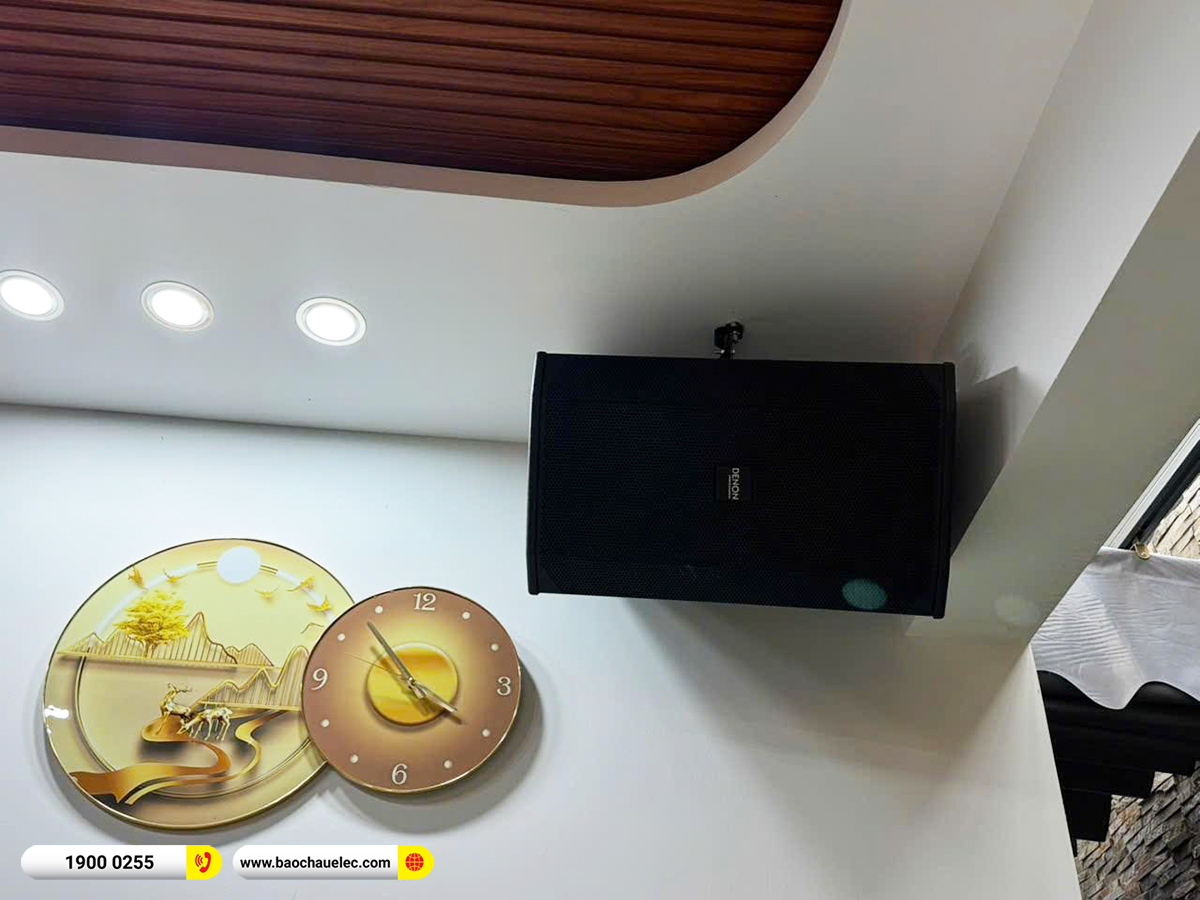 Lắp đặt dàn karaoke Denon hơn 121tr cho anh Trung tại Đồng Nai 