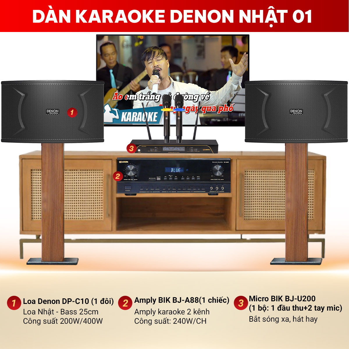 Dàn karaoke Denon Nhật 01 