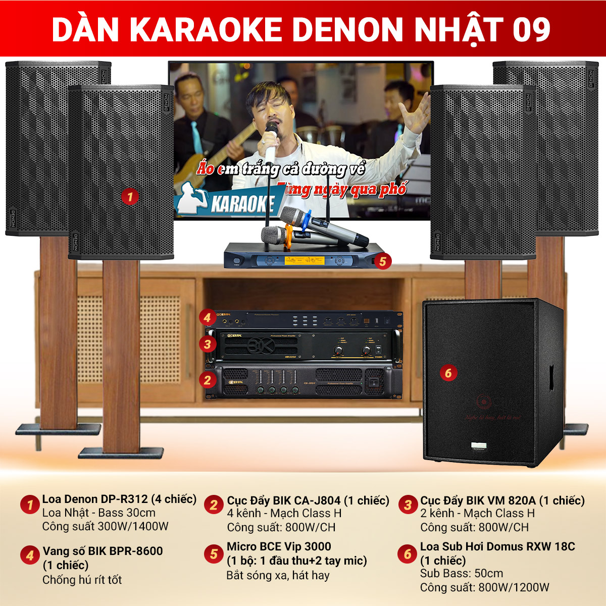 Dàn karaoke Denon Nhật 09