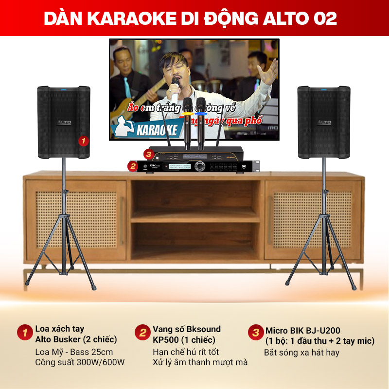 Dàn karaoke di động Alto 02